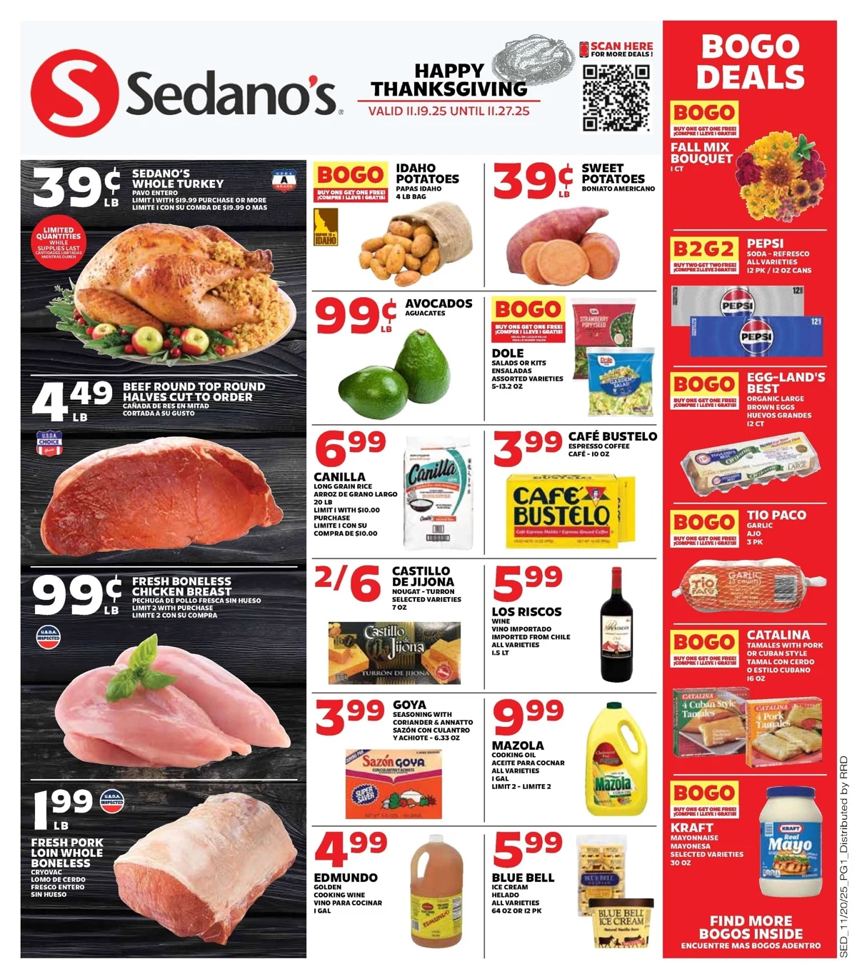 Sedano's Weekly Ad 11/19/25 & 11/26/25 preview 159 – sedanos 19 26 1