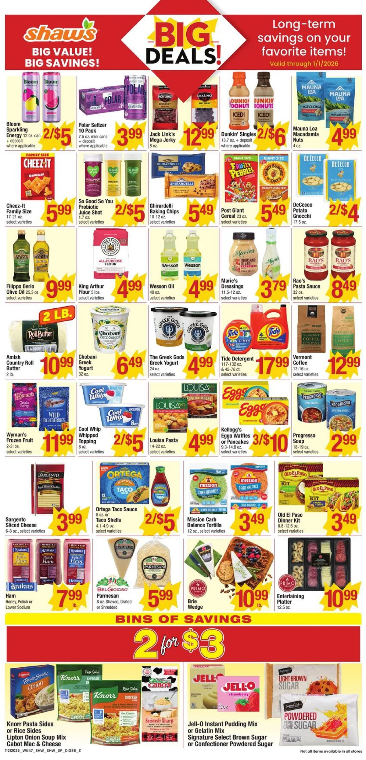 Shaw’s Flyer 11/21/25 & 11/28/25 preview 4 – shaws 21 27 10