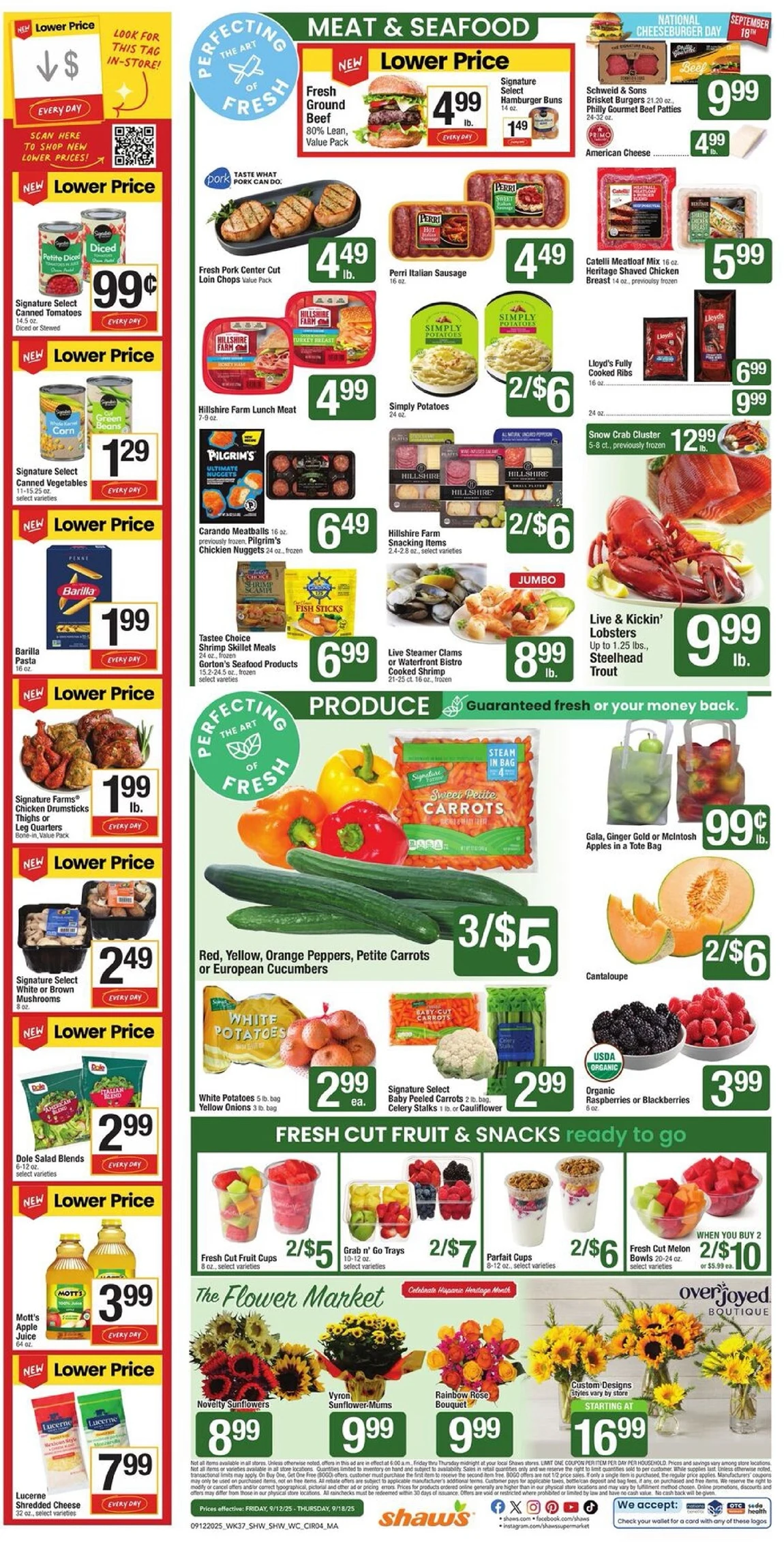 Shaw’s Flyer 9/12/25 – 9/18/25 preview 115 – shaws ad 12 18 4