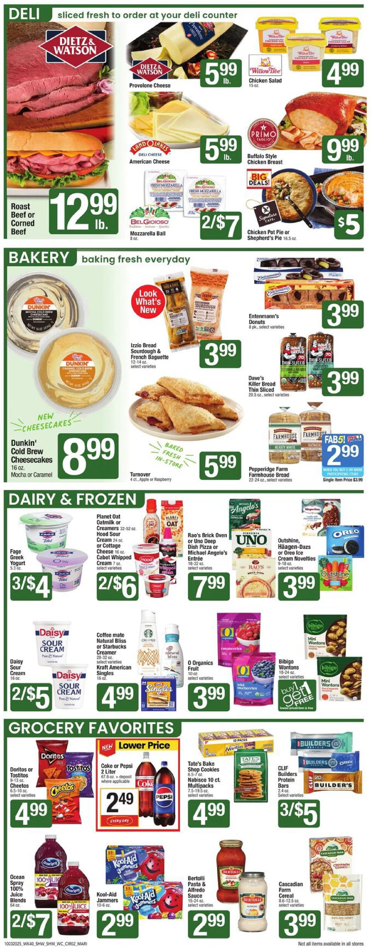 Shaw’s Flyer 10/3/25 – 10/9/25 preview 62 – shaws ad 3 9 2