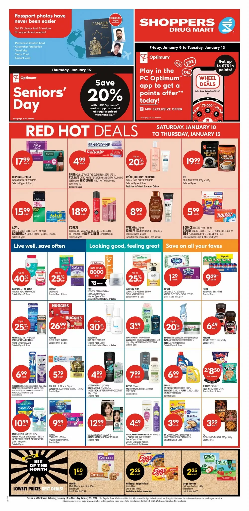shoppers drug mart flyer january 10 15 3 78411811