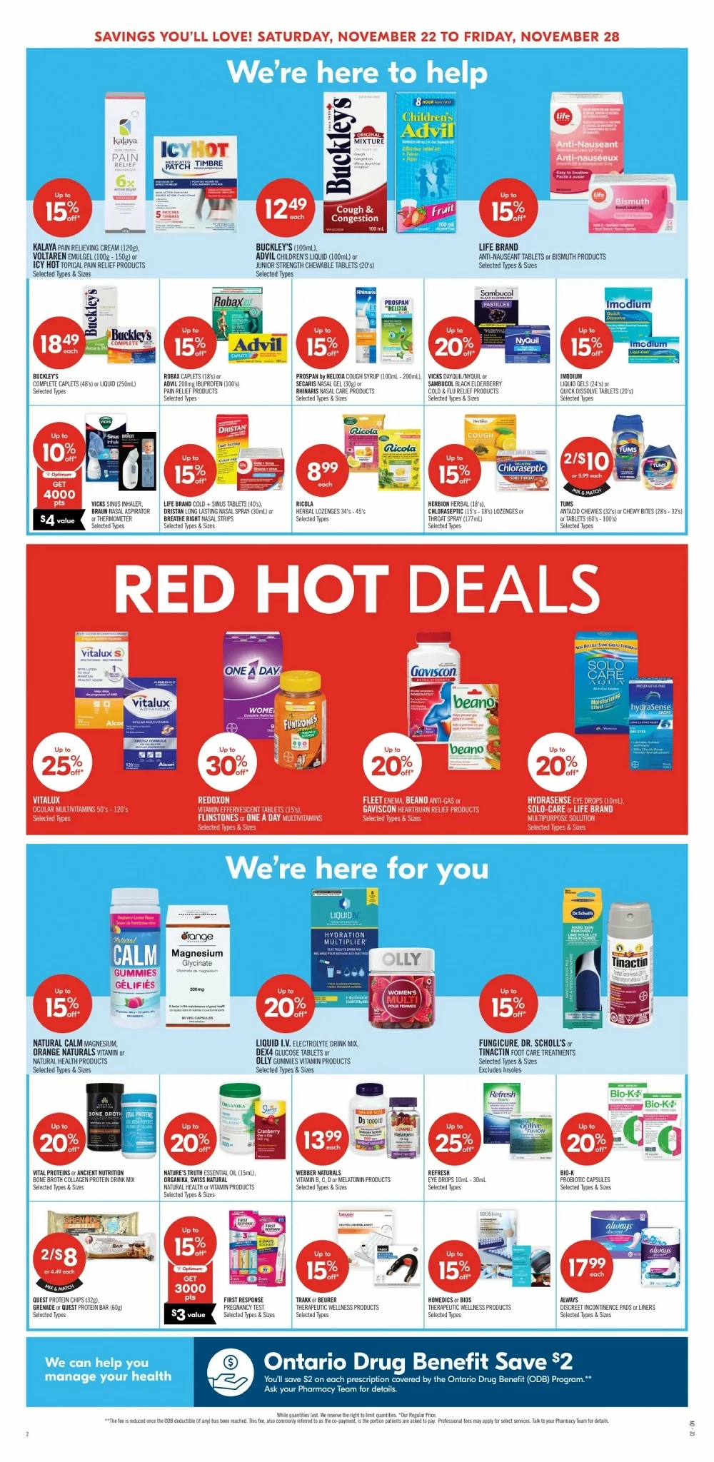 shoppers drug mart flyer november 22 27 6
