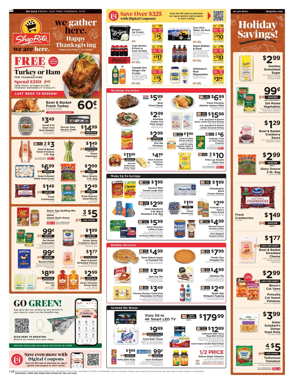 Shoprite Weekly Ad 11/21/25 & 11/28/25 preview 112 – shoprite ad 21 27 01