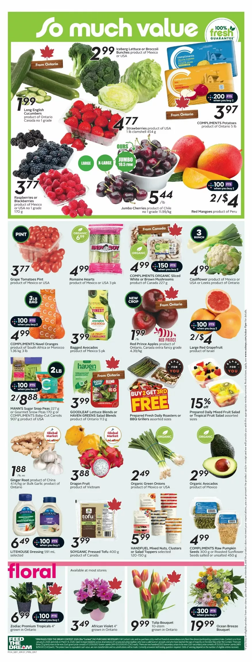 sobeys flyer ont january 8 14 7 34001951