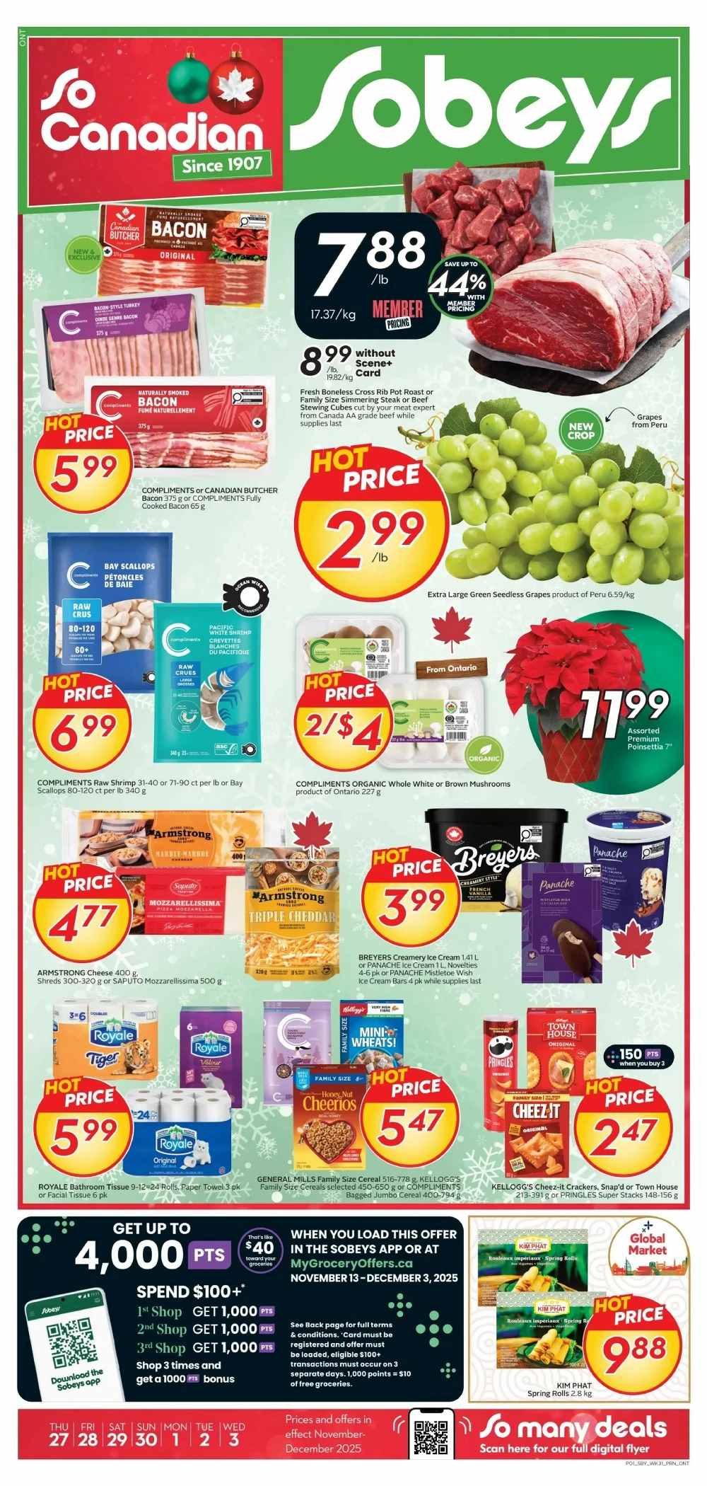 sobeys flyer ont november 27 december 3 1 19491708
