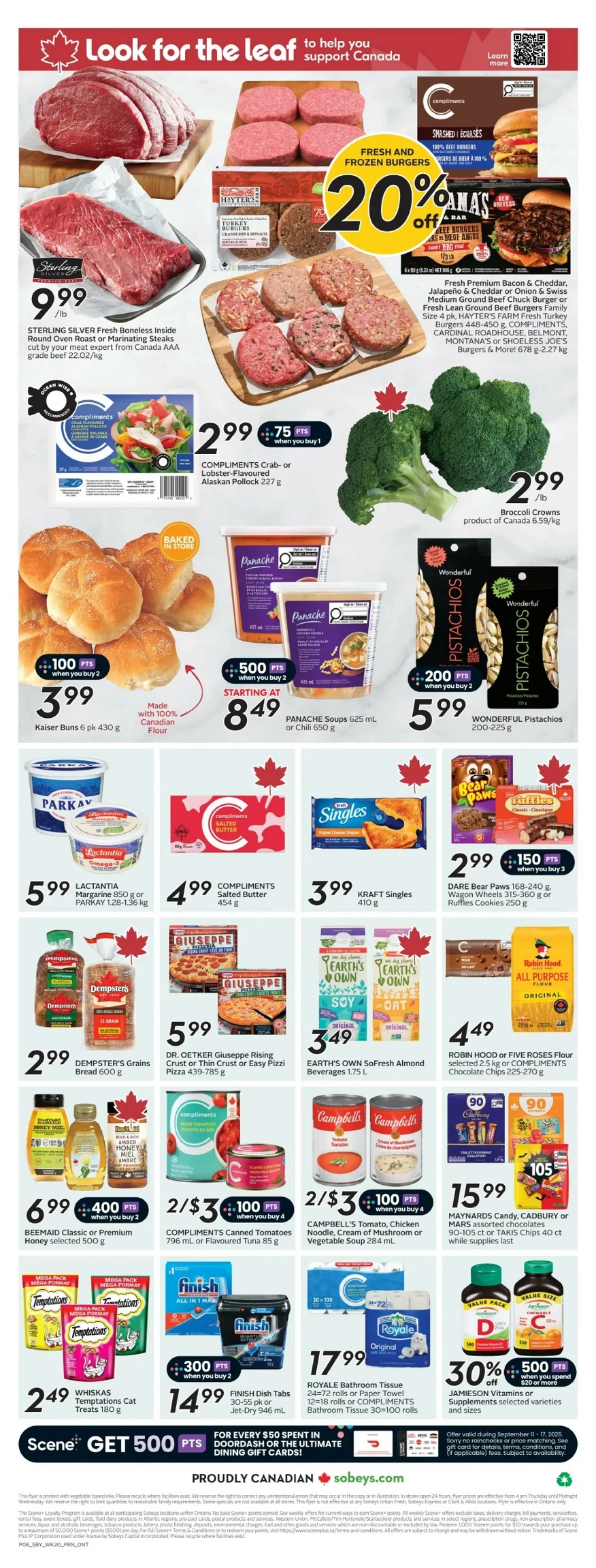 Sobeys Flyer September 18 to September 24, 2025 433 – sobeys flyer ont september 11 17 4