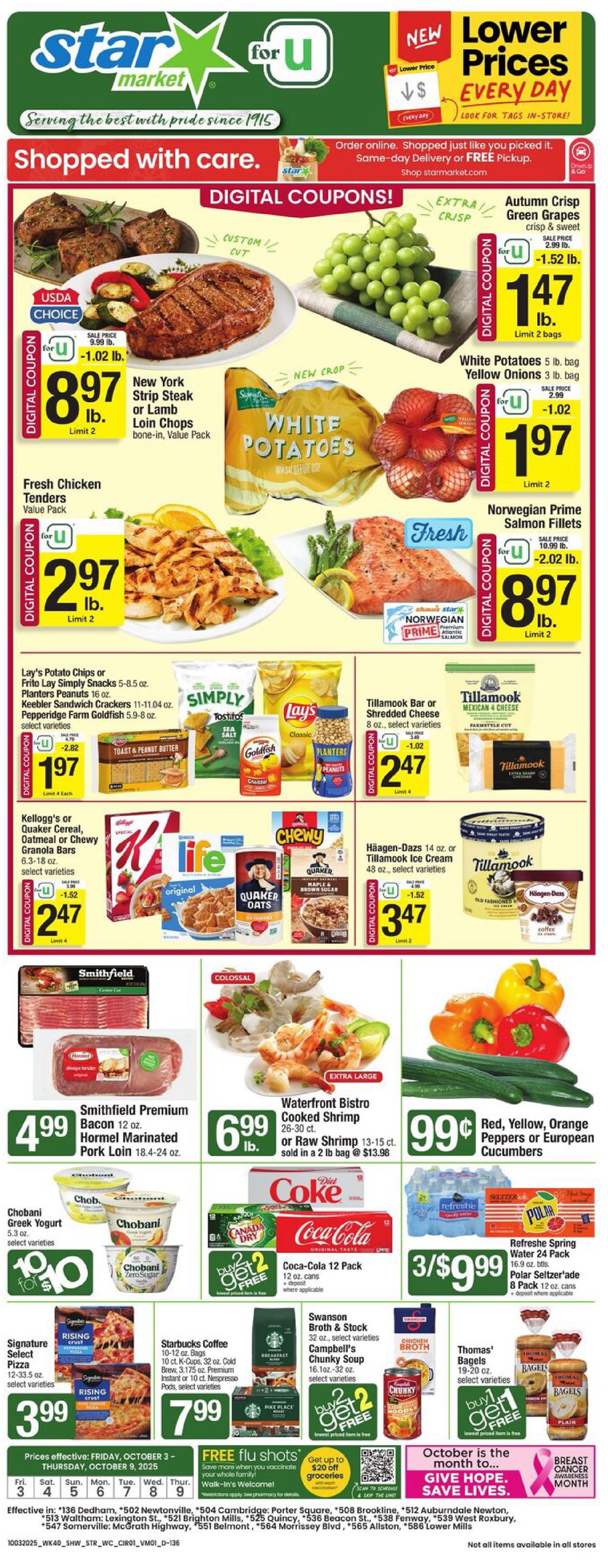 Star Market Weekly Ad 10/3/25 – 10/9/25 preview 102 – star market 3 9 1