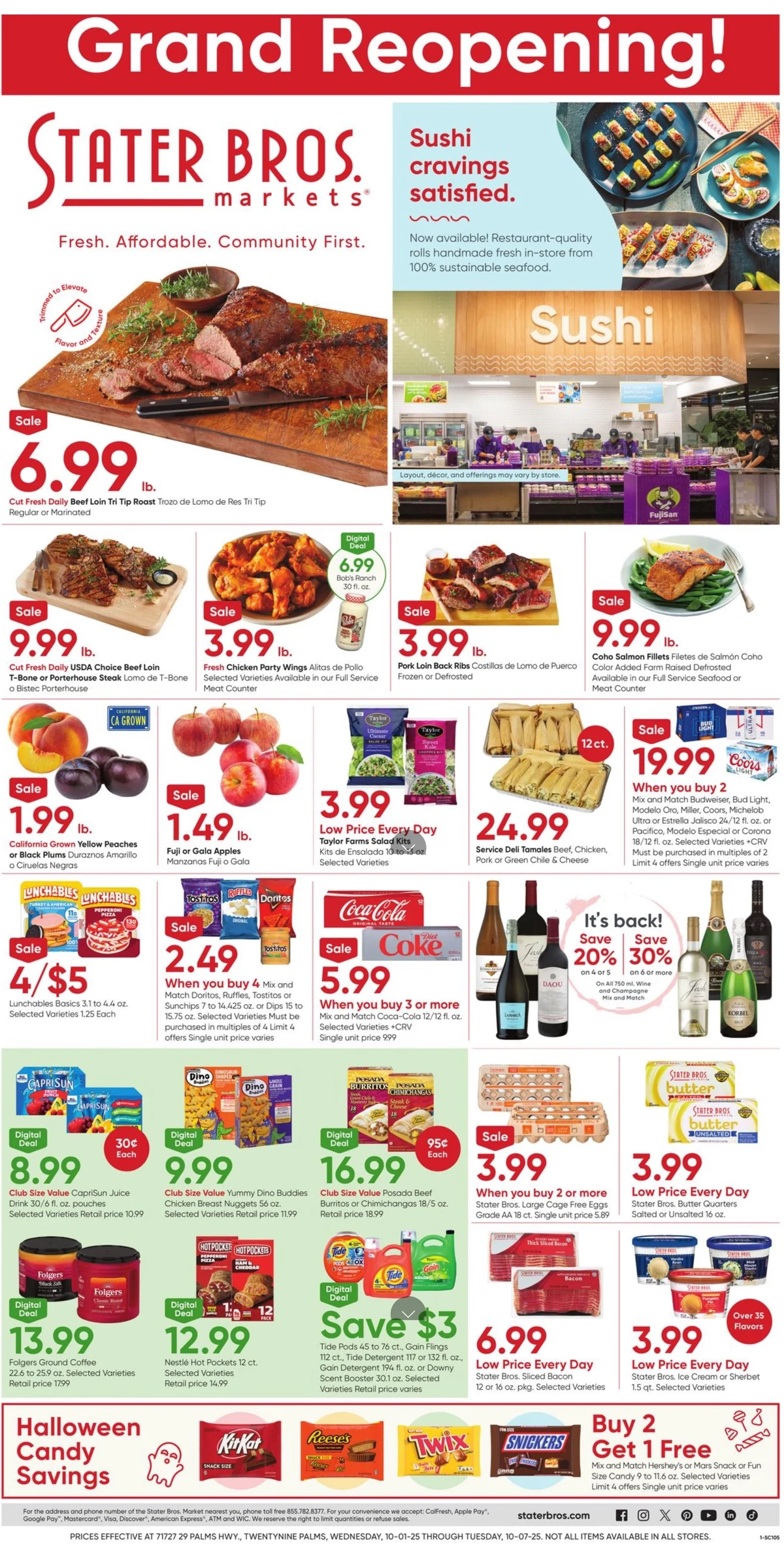Stater Bros Weekly Ad 10/8/25 – 10/14/25 preview 207 – stater bros weekly ad 1 7 00001