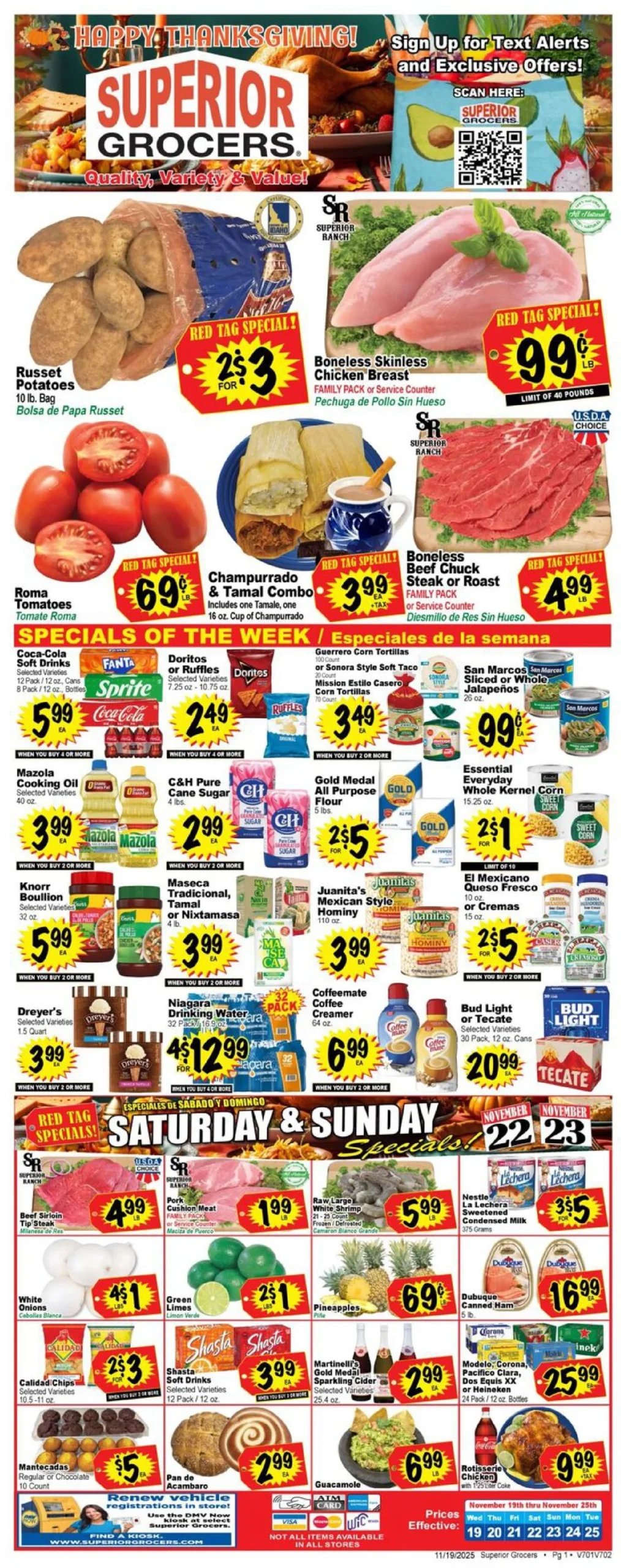Superior Grocers Weekly Ad 11/19/25 & 11/26/25 preview 17 – superior grocers 19 25 1 scaled