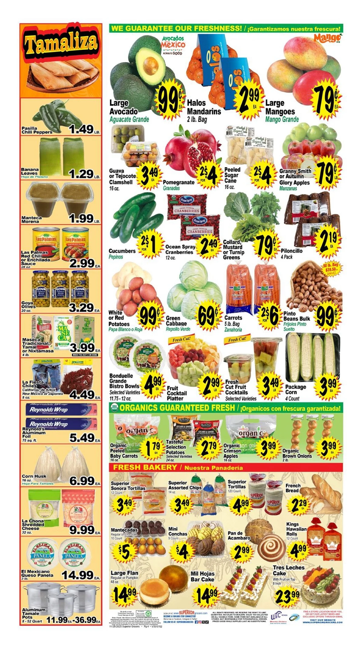 Superior Grocers Weekly Ad 11/26/25 & 12/3/25 preview 2 – superior grocers 26 2 4
