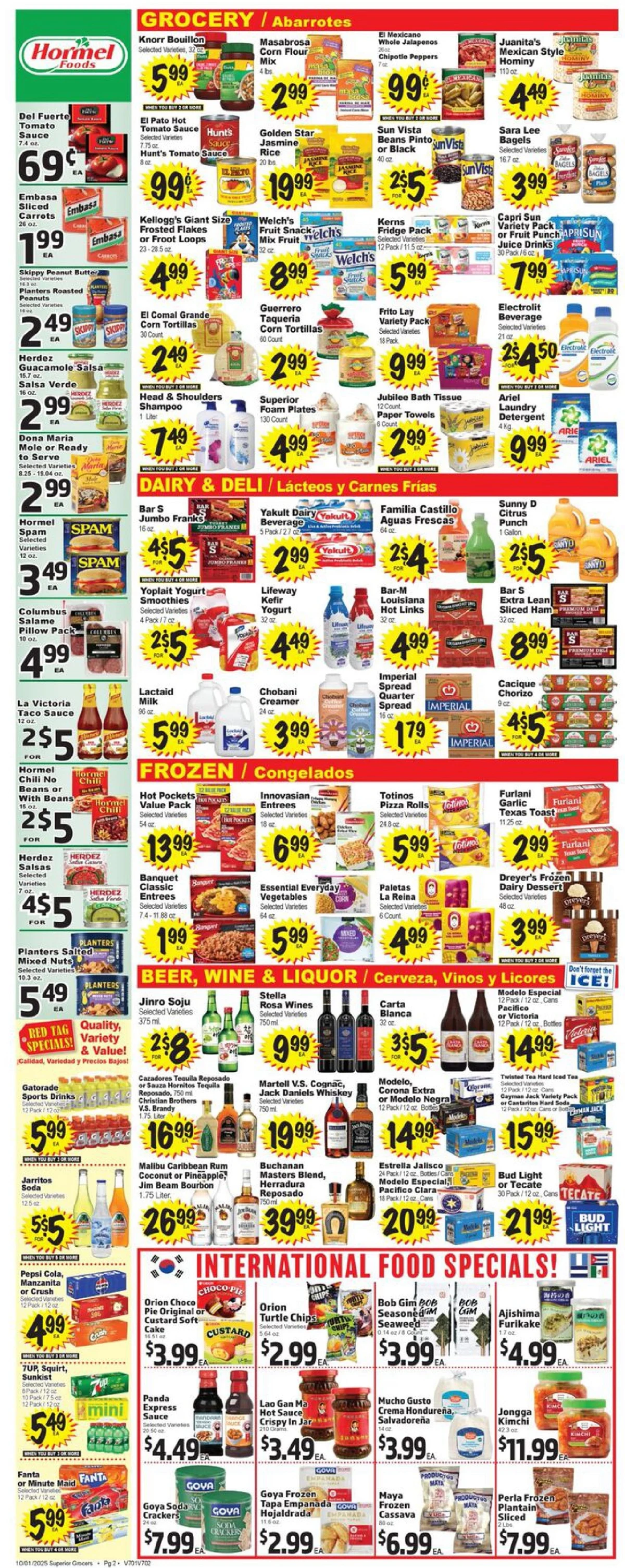 Superior Grocers Weekly Ad 10/8/25 – 10/14/25 preview 119 – superior grocers ad 1 7 2