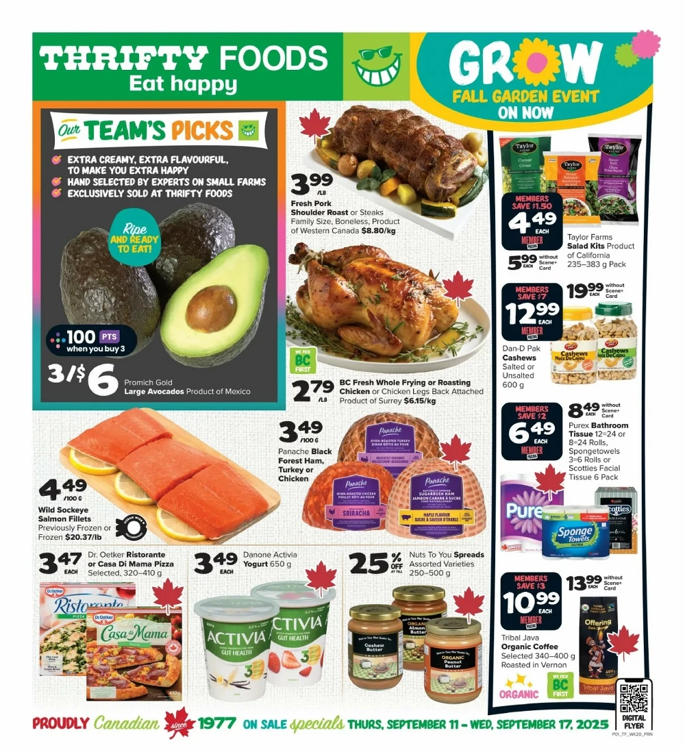 Thrifty Foods Flyer September 18 to September 24, 2025 384 – thrifty foods flyer september 11 17 1