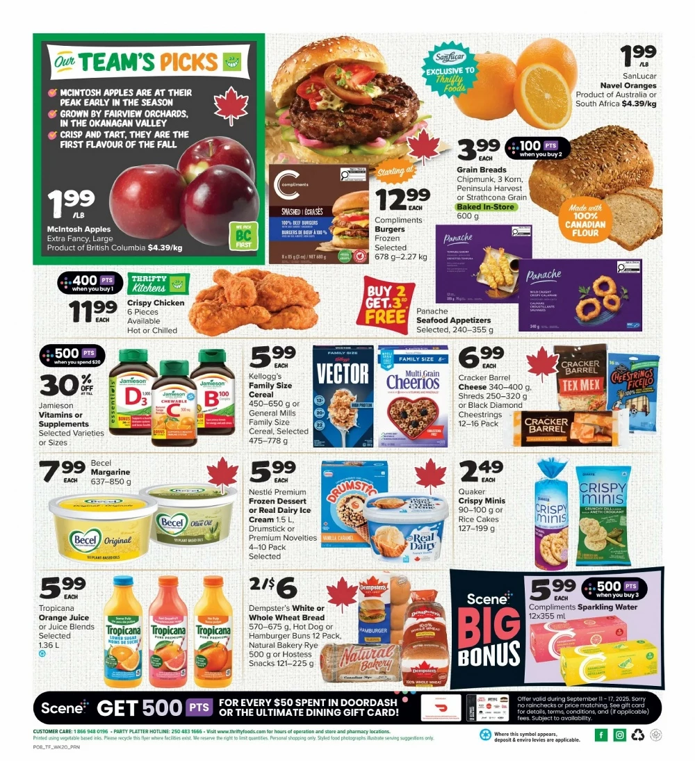 Thrifty Foods Flyer September 18 to September 24, 2025 385 – thrifty foods flyer september 11 17 2
