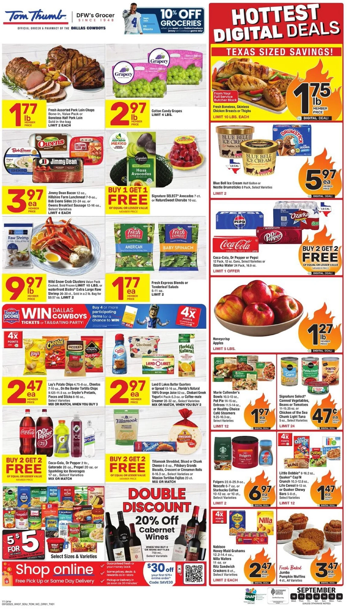 Tom Thumb Weekly Ad 9/17/25 – 9/23/25 preview 566 – tom thumb ad 10 16 3