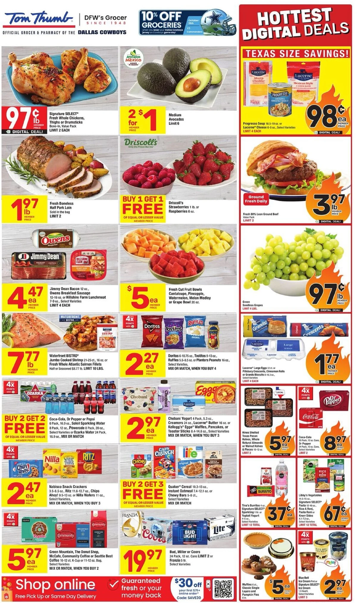 Tom Thumb Weekly Ad October 15 to October 21, 2025 1 – tom thumb ad 15 21 3