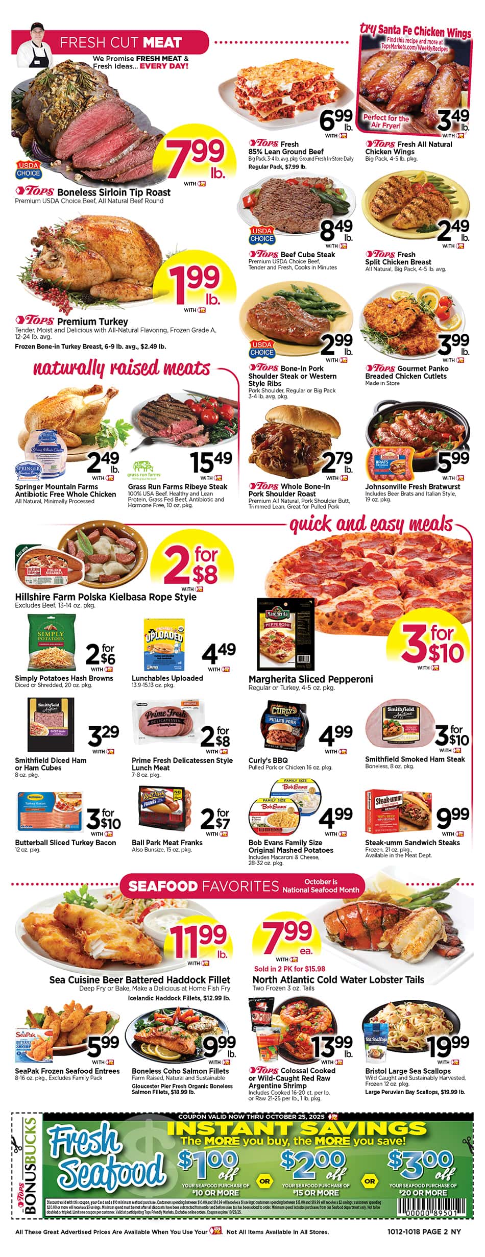 Tops Weekly Ad October 12 to October 18, 2025 2 – tops weekly ad 101225 02