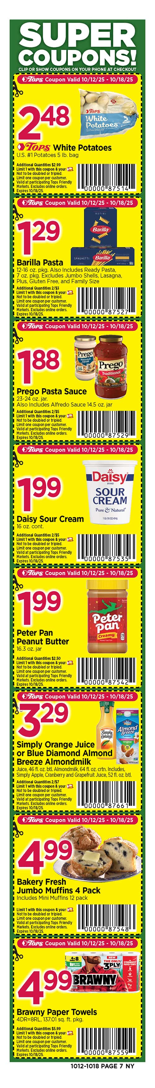 Tops Weekly Ad October 12 to October 18, 2025 1 – tops weekly ad 101225 09