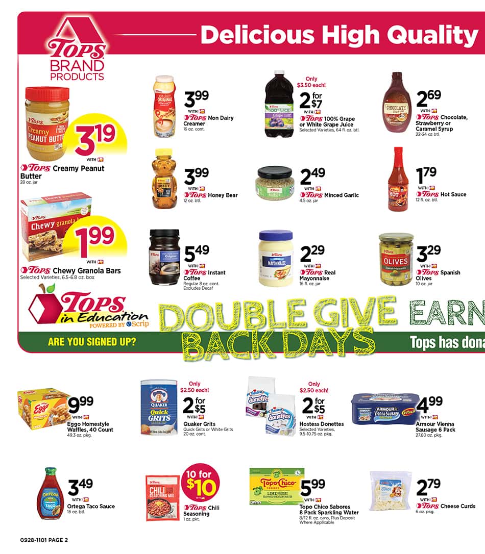 Tops Weekly Ad October 12 to October 18, 2025 4 – tops weekly ad 101225 12