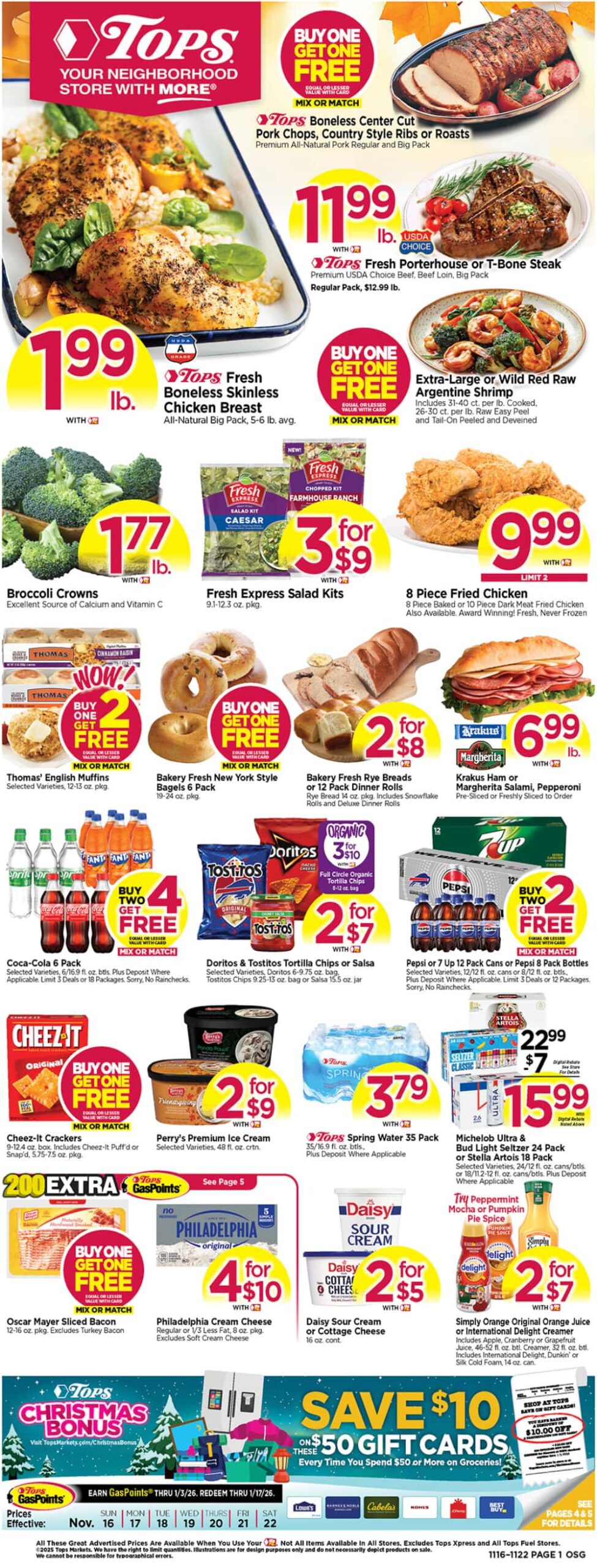 Tops Weekly Ad November 30 - December 6, 2025 2 tops weekly ad 111625 01 scaled