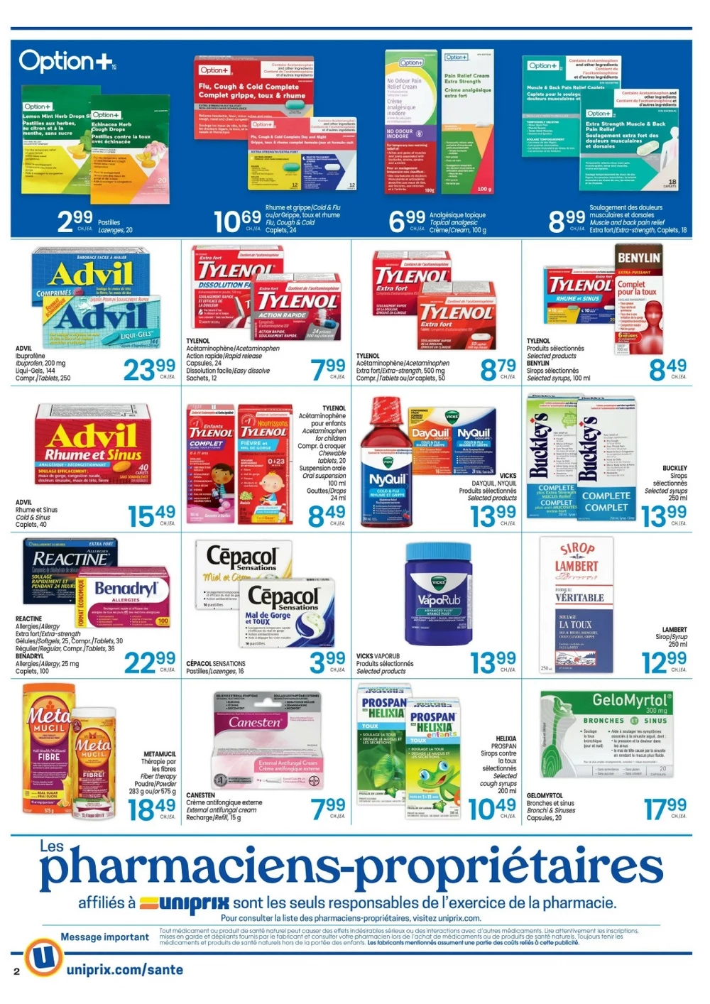 uniprix flyer november 27 december 3 v1 2 83672309