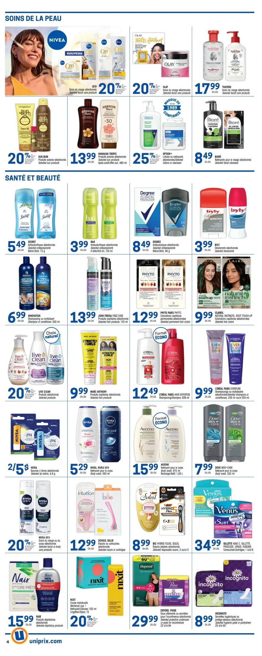 uniprix flyer november 6 12 circulaire 6 21051861
