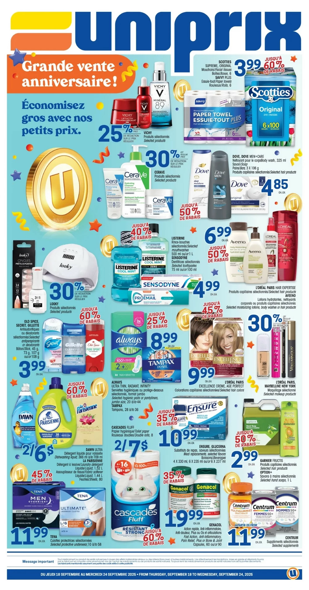 Uniprix Flyer September 25 to October 1, 2025 205 – uniprix flyer september 18 24 1