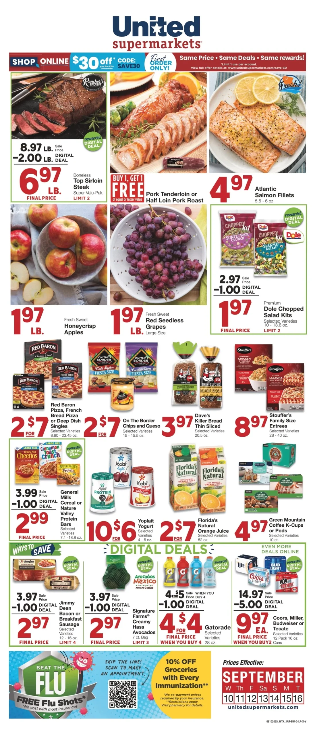 United Supermarkets Weekly Ad 9/17/25 – 9/23/25 preview 598 – united supermarkets ad 10 16 1 scaled