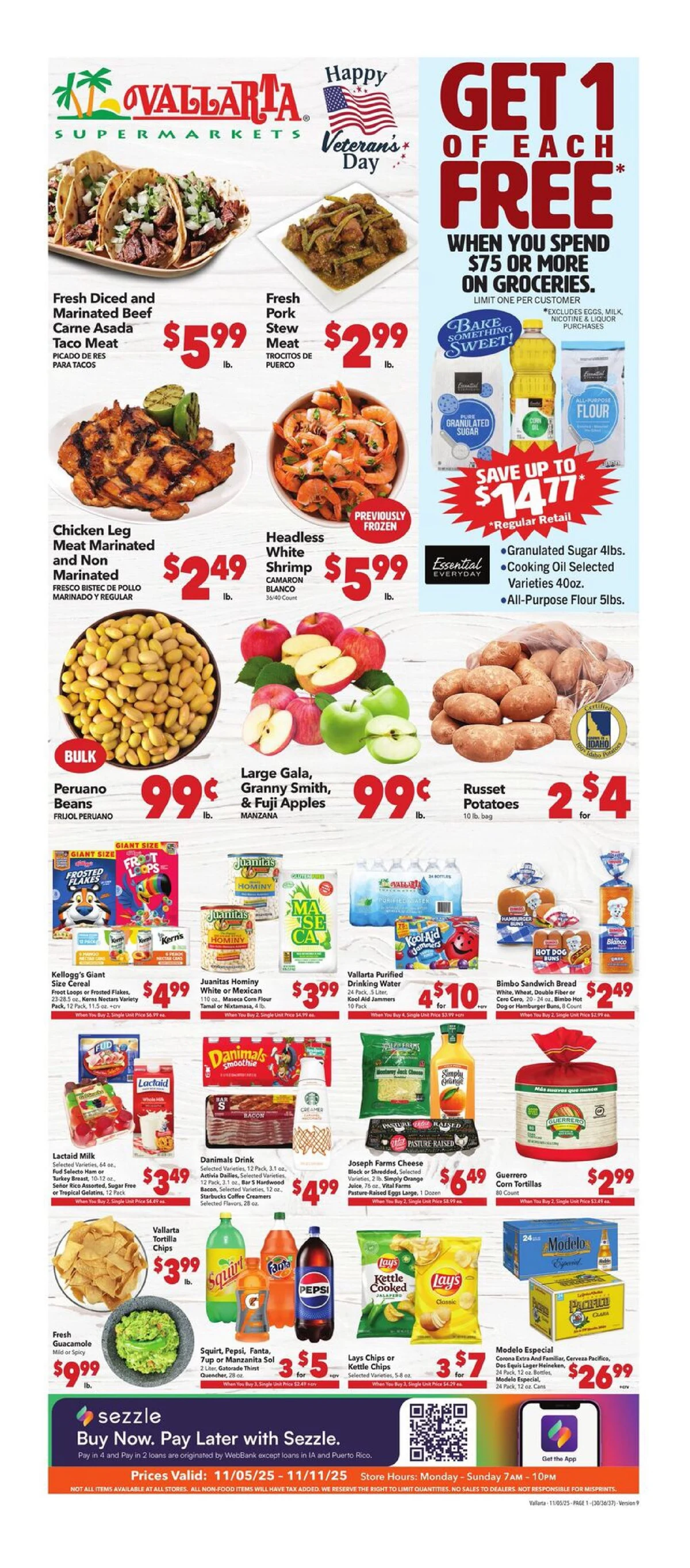 Vallarta Weekly Ad 11/5/25 – 11/11/25 preview 241 – vallarta 5 11 1