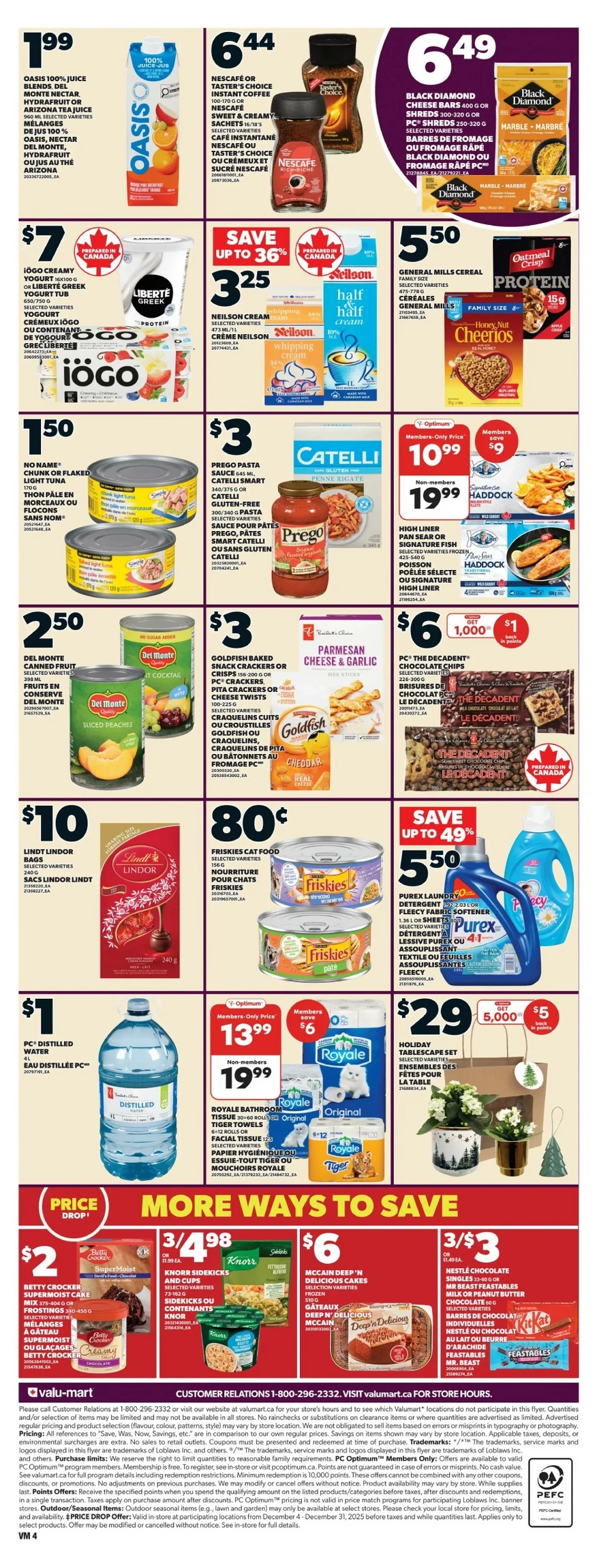 valu mart flyer december 4 10 2 09455126