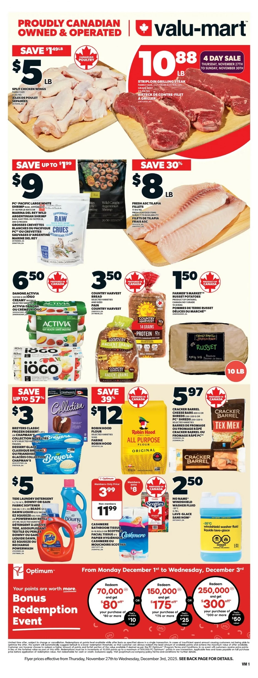 valu mart flyer november 27 december 3 3 29462254