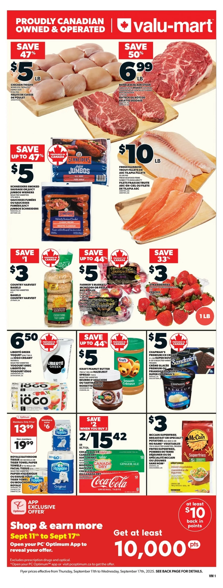 Valu Mart Flyer September 18 to September 24, 2025 456 – valu mart flyer september 11 17 1