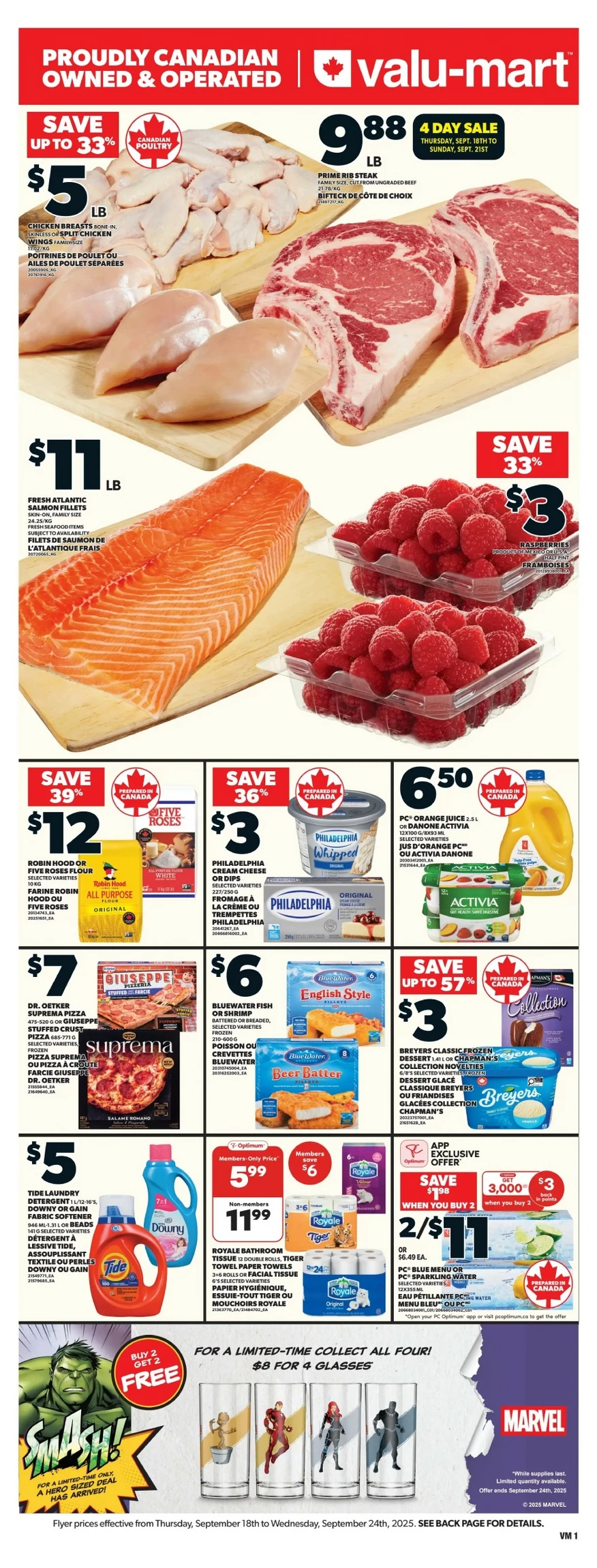 Valu Mart Flyer September 25 to October 1, 2025 363 – valu mart flyer september 18 24 1