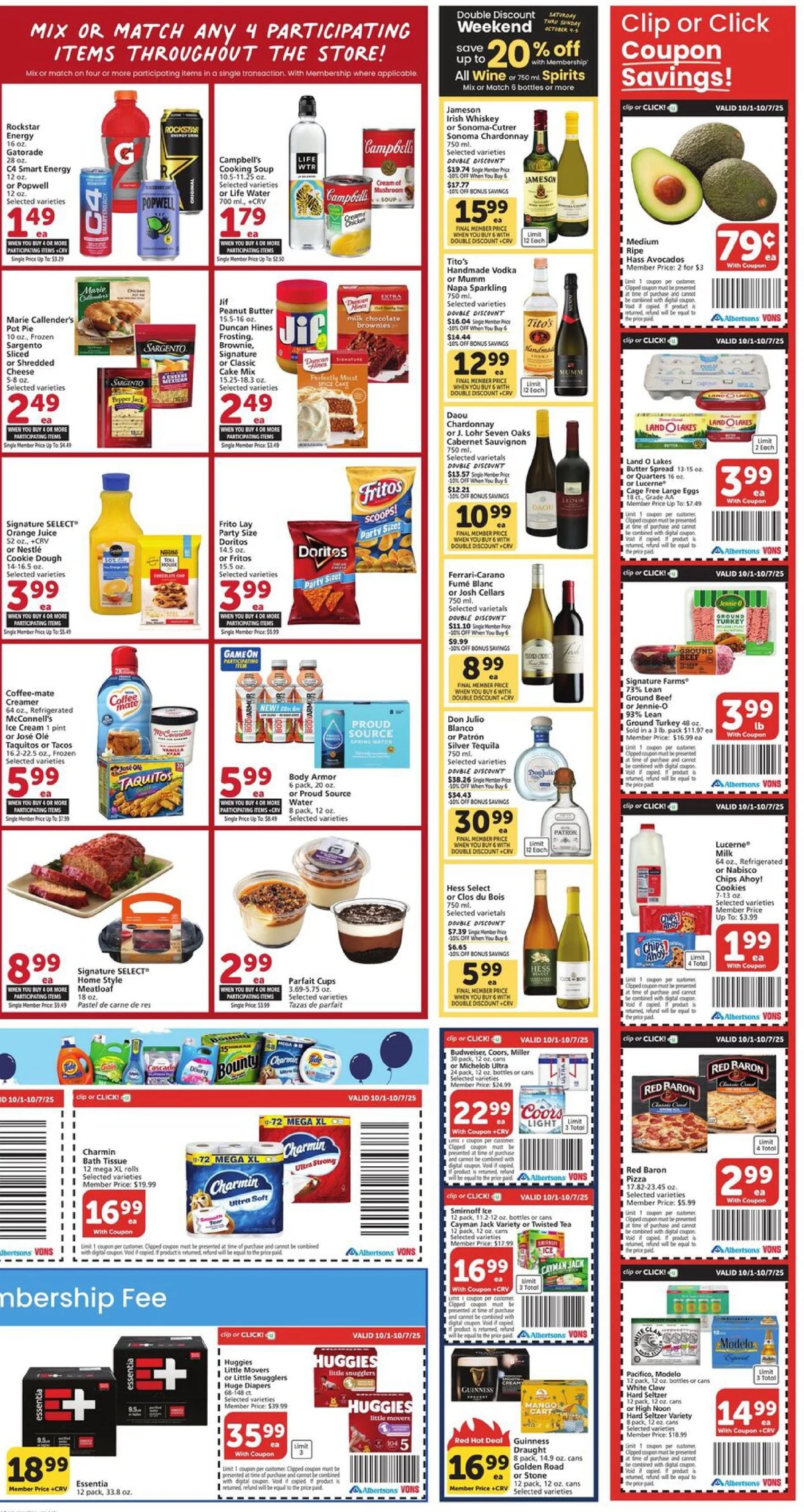 Vons Weekly Ad 10/8/25 – 10/14/25 preview 159 – vons ad 1 7 2 2
