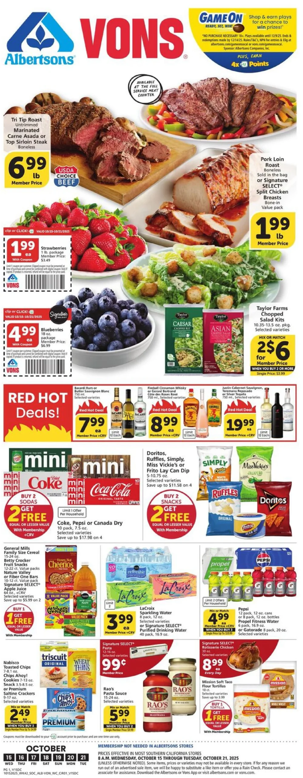 Vons Weekly Ad October 15 to October 21, 2025 1 – vons ad 15 21 1 scaled