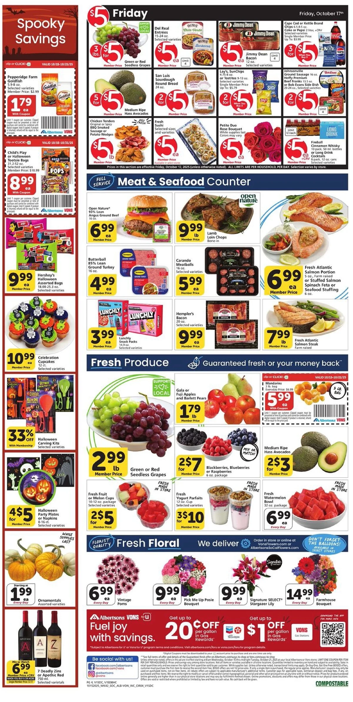 Vons Weekly Ad October 15 to October 21, 2025 2 – vons ad 15 21 3