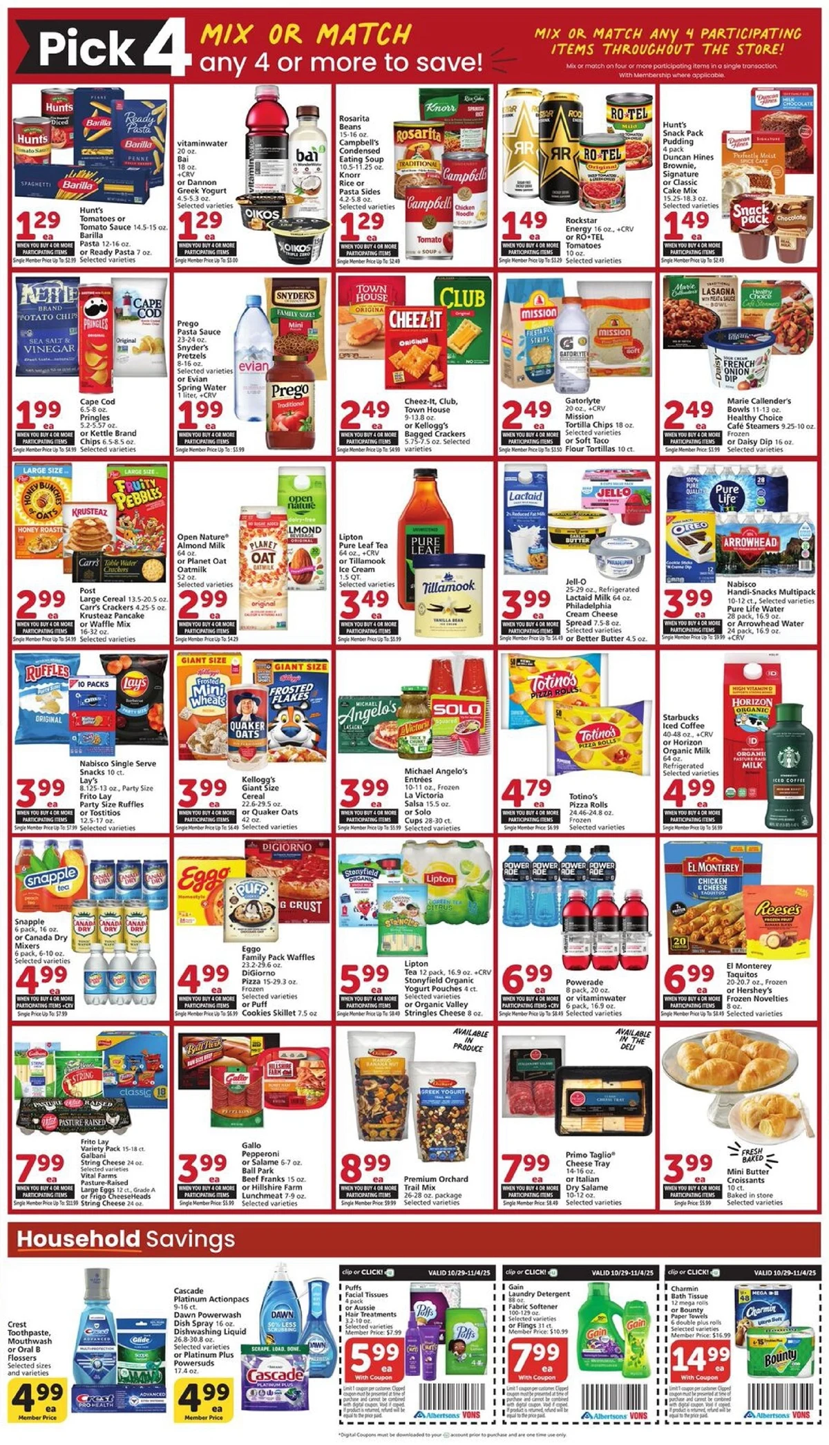 Vons Weekly Ad 10/29/25 – 11/4/25 preview 116 – vons ad 29 4 2 2