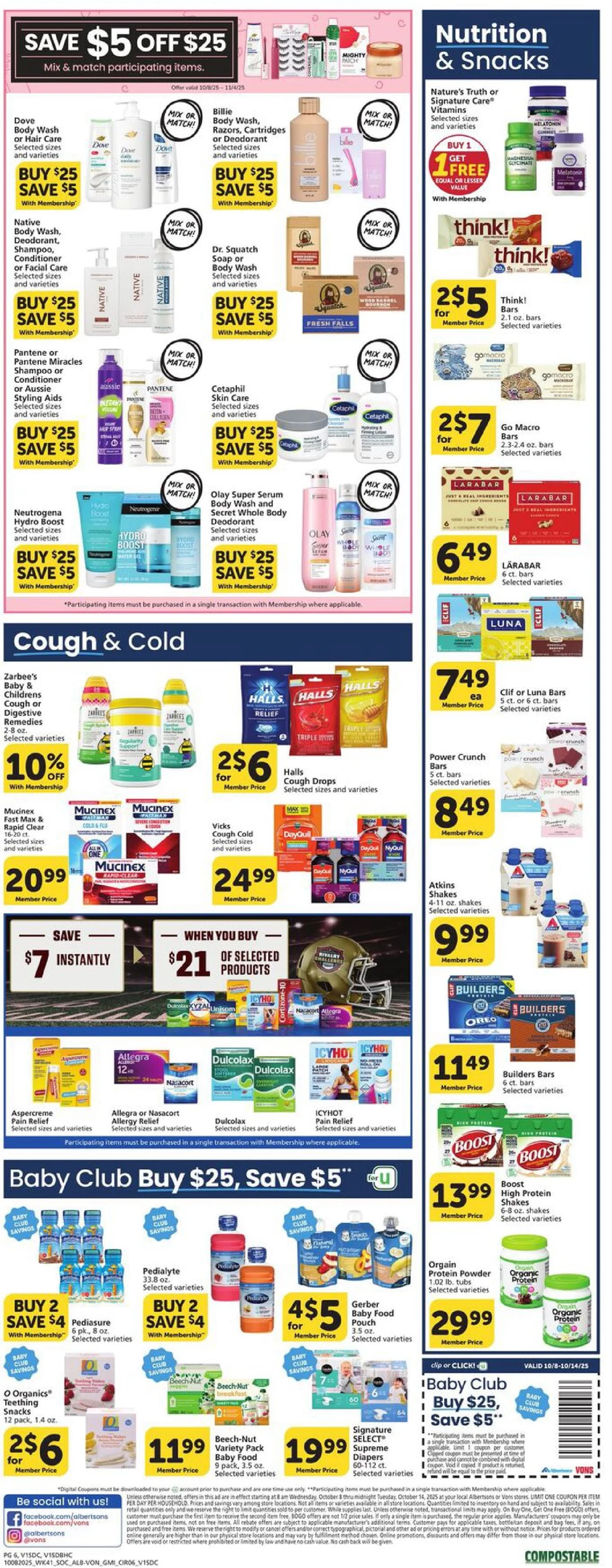 Randalls Weekly Ad October 8 to October 14, 2025 1 – vons ad 8 14 6