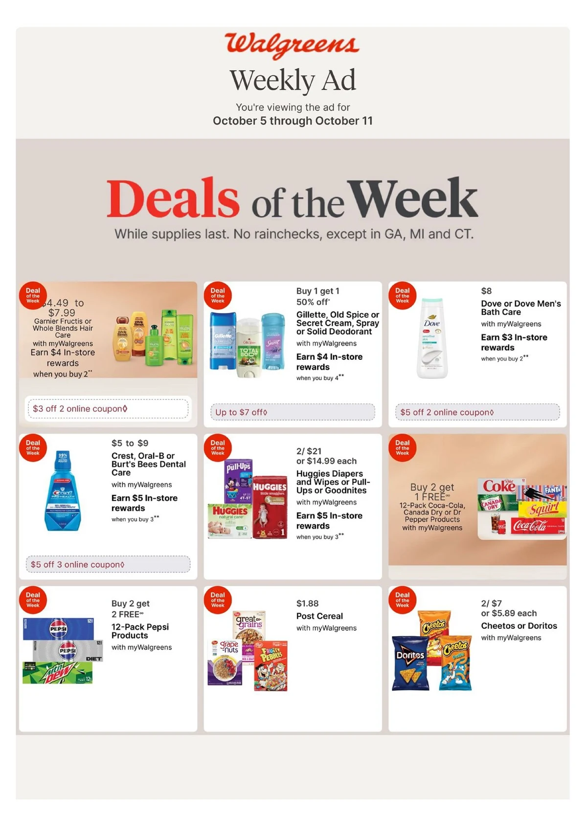 Walgreens Weekly Ad 10/5/25 – 10/11/25 preview 114 – walgreens ad october 5 11 01