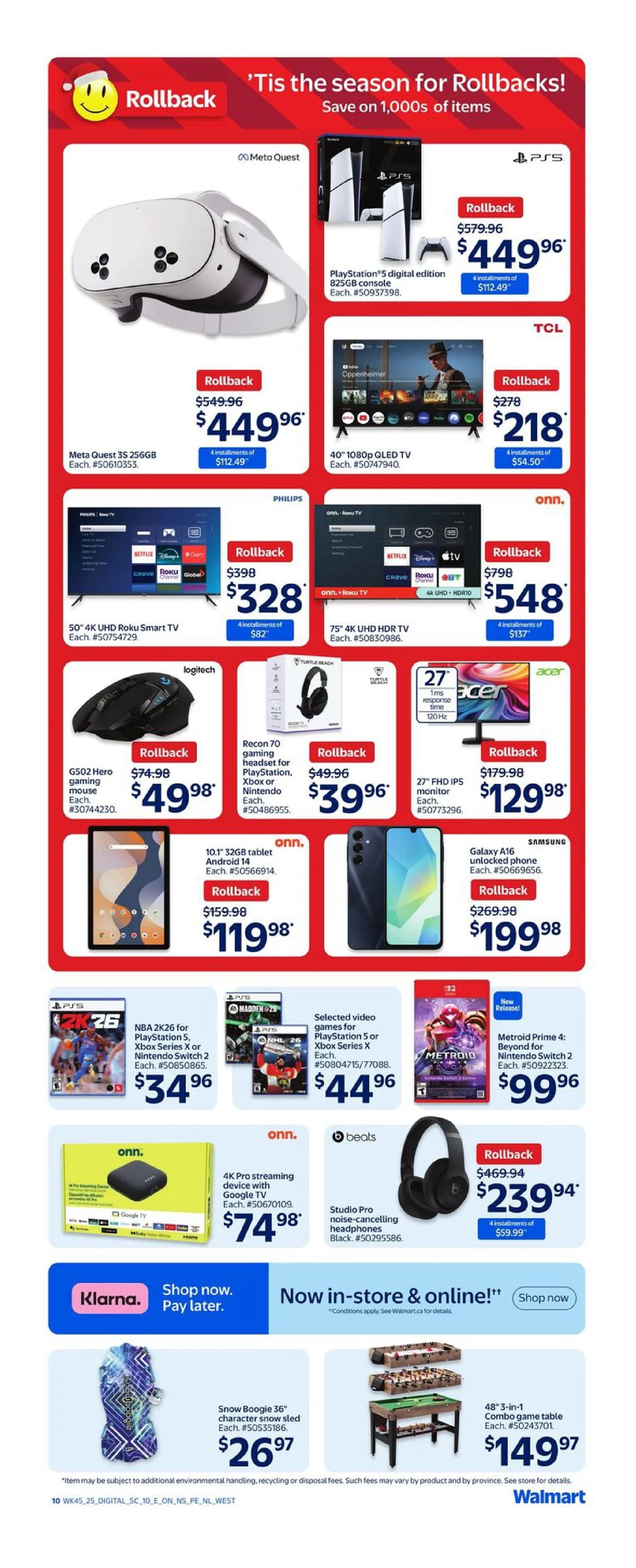 Walmart Flyer December 4 to December 10, 2025 4 – walmart flyer 4 10 13