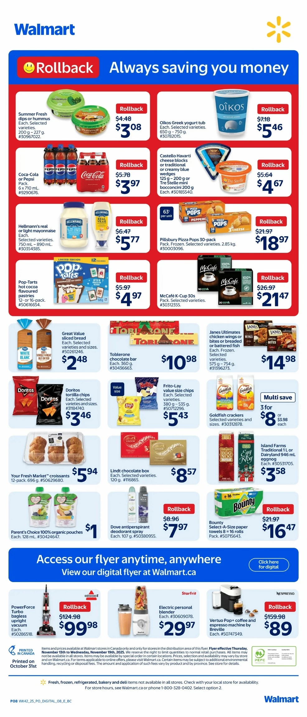 Walmart Flyer November 13 to November 19, 2025 4 – walmart flyer november 13 19 black friday 10 48587649