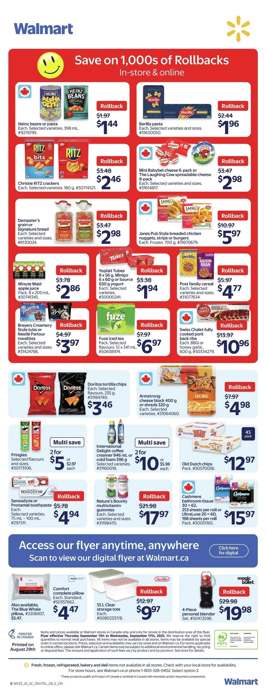 Walmart Flyer September 18 to September 24, 2025 321 – walmart flyer september 11 17 2