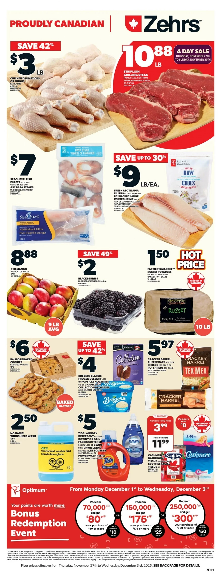 zehrs flyer november 27 december 3 3 03030219