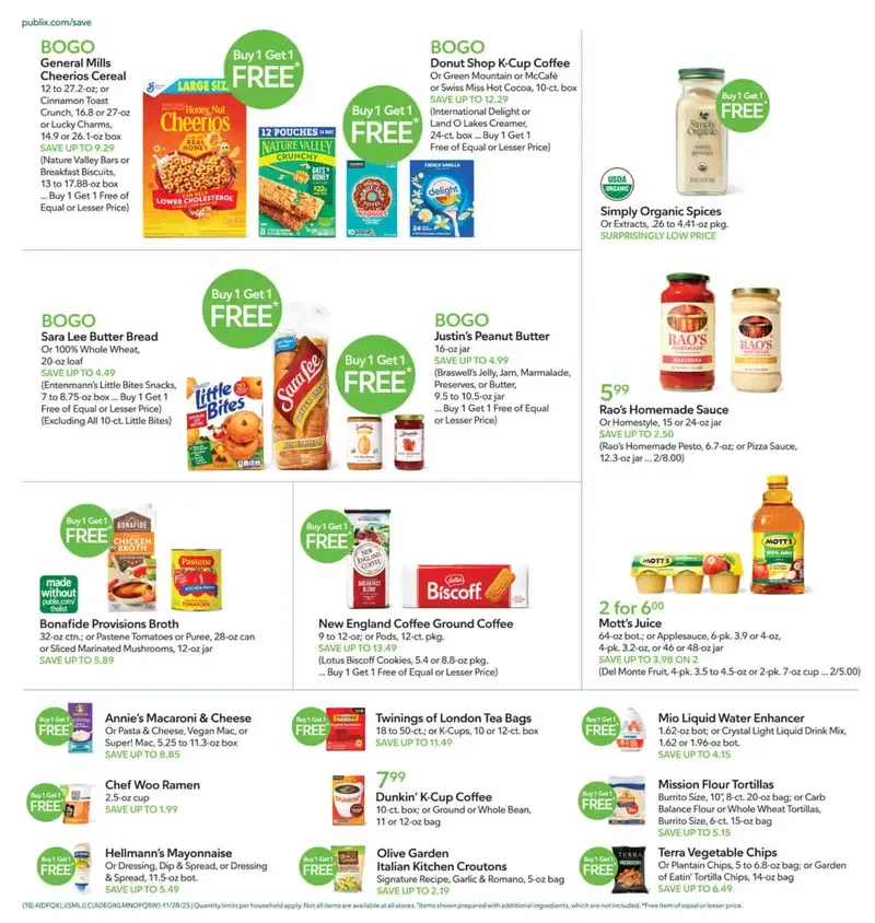 Publix Weekly Ad 11/26/25 & 12/3/25 preview 1 – 10