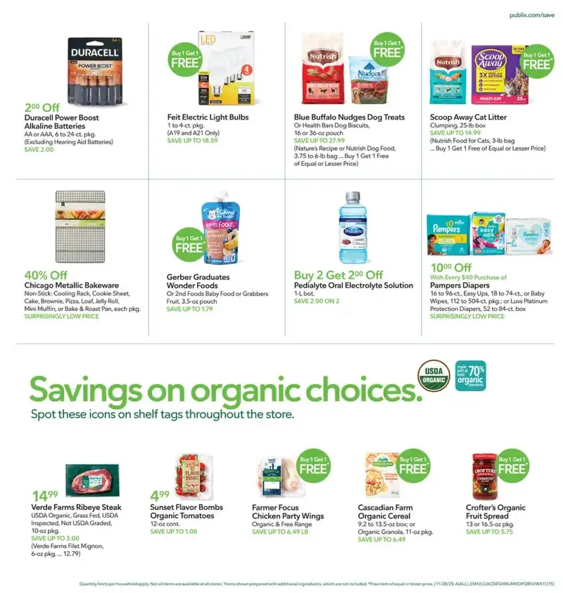 Publix Weekly Ad 11/26/25 & 12/3/25 preview 2 – 15