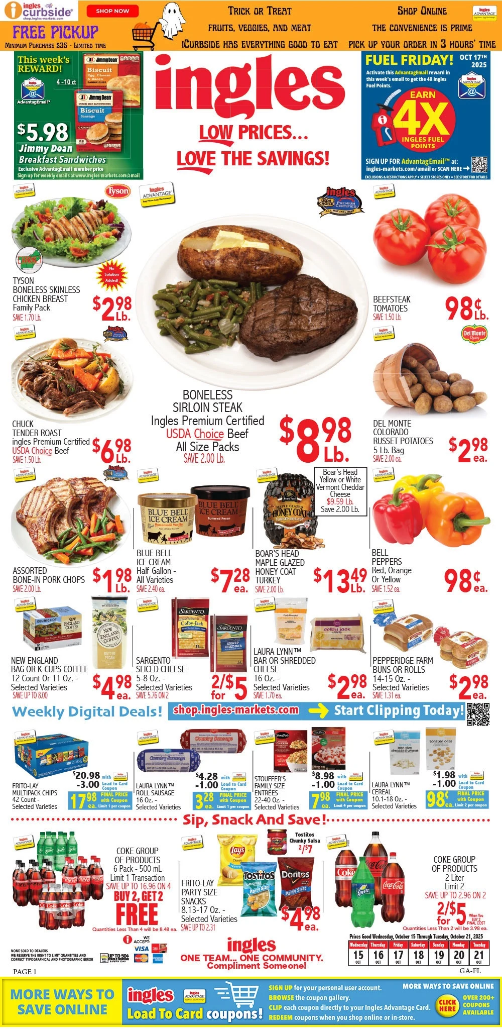 Ingles Weekly Ad October 15 to October 21, 2025 1 – 1 ga C
