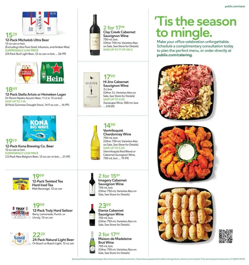 Publix Weekly Ad 11/26/25 & 12/3/25 preview 1 – 3