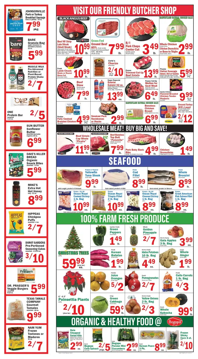 Food Bazaar Weekly Ad 12/4/25 & 12/11/25 preview 4 – 6 1
