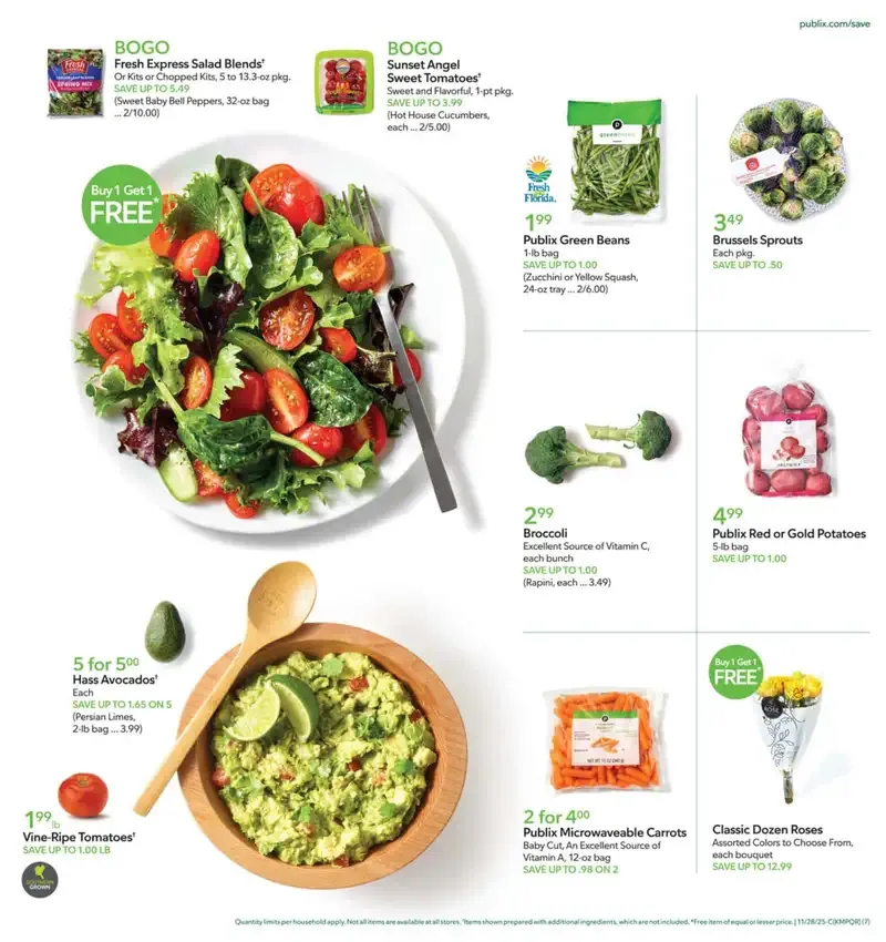 Publix Weekly Ad 11/26/25 & 12/3/25 preview 5 – 7