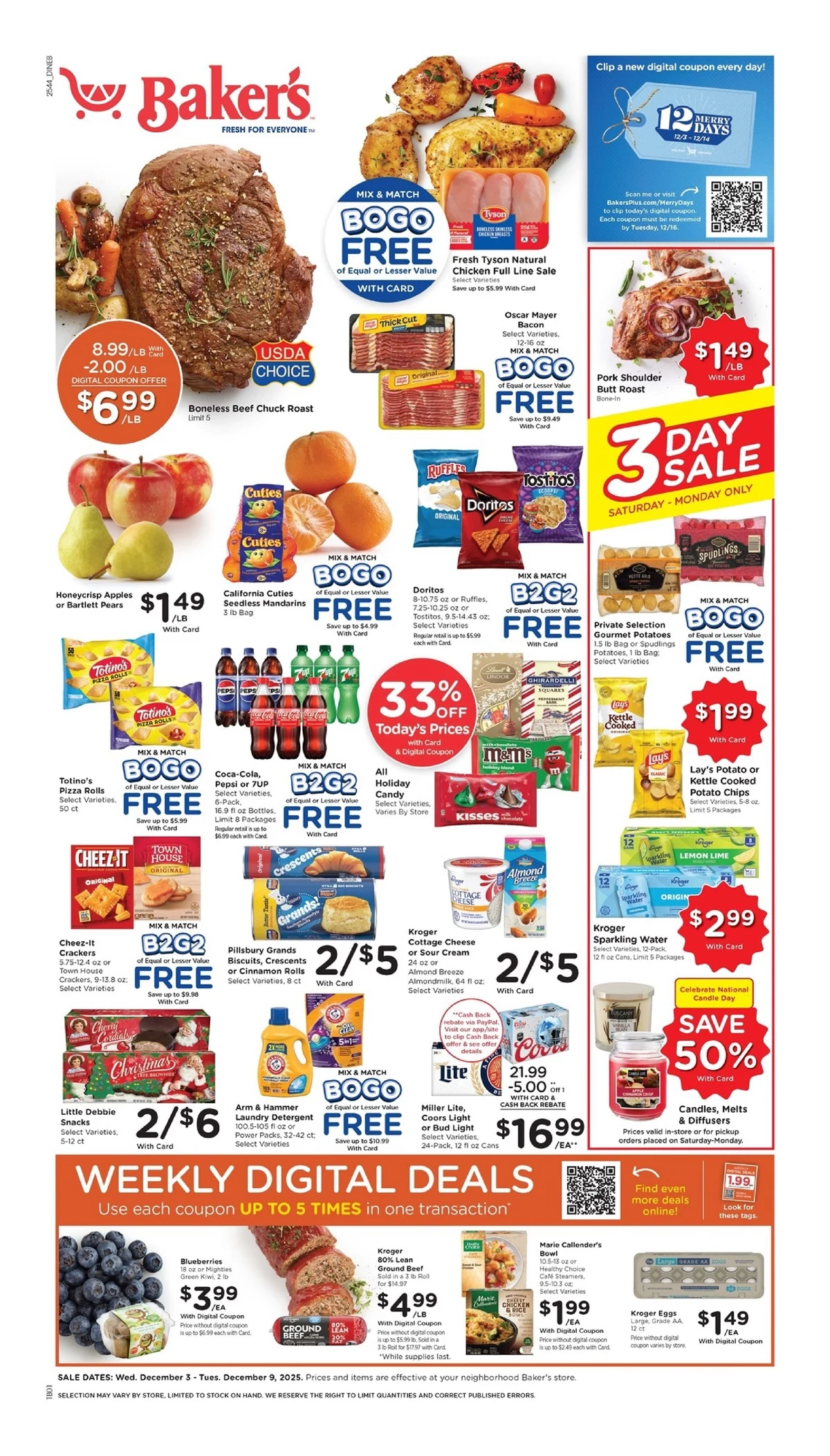 Baker's Weekly Ad 12/3/25 & 12/10/25 preview 1 – bakers 3 9 01