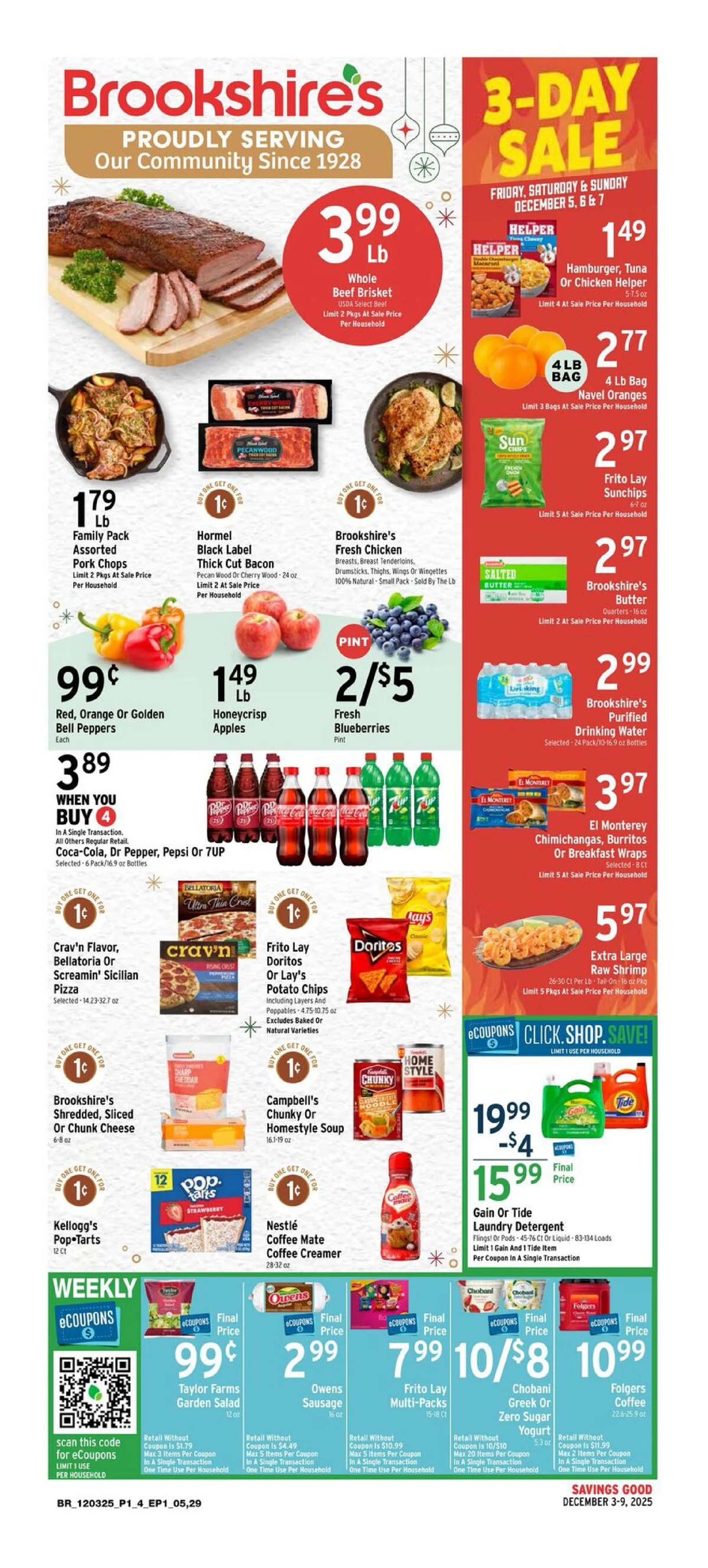 Brookshire’s Weekly Ad 12/3/25 & 12/10/25 preview 1 – brookshires 3 9 1